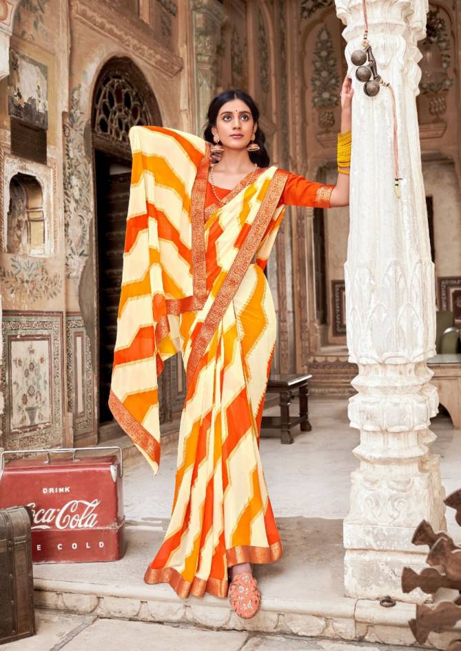 KALKI LAHARIYA Designer Fancy Ethnic Wear Weightless Printed Saree Collection